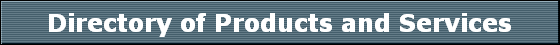 Directory of Products and Services
